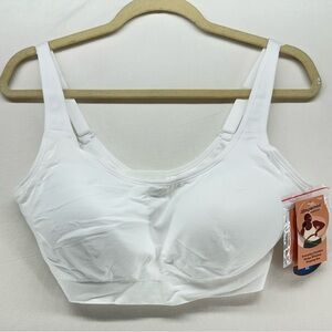 Shapermint Essentials Everyday Comfort Straps Wireless Shaping Bra White Size XL